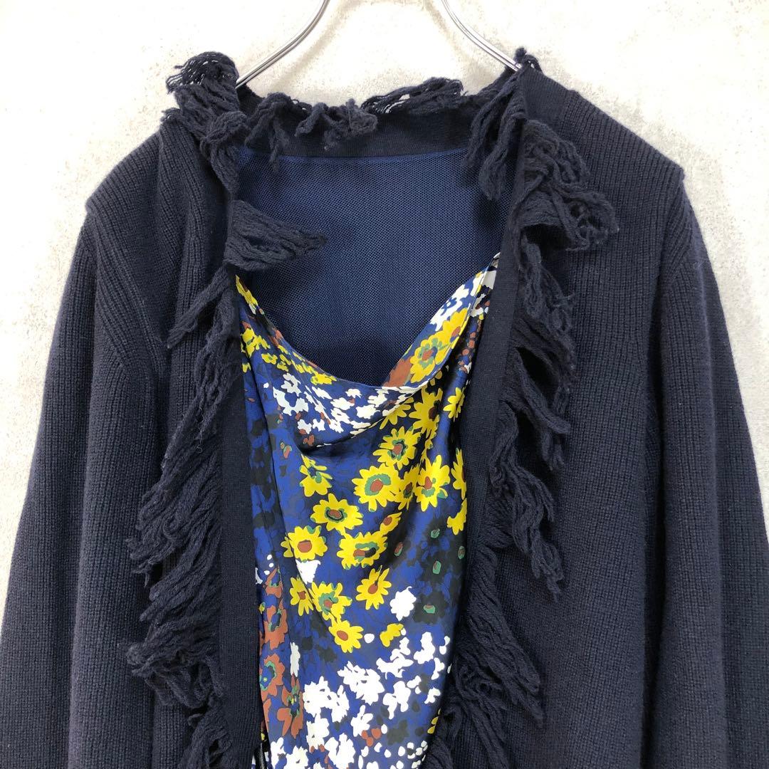 SACAI サカイ 2018AW-PRE 異素材ドッキング ニットトップス