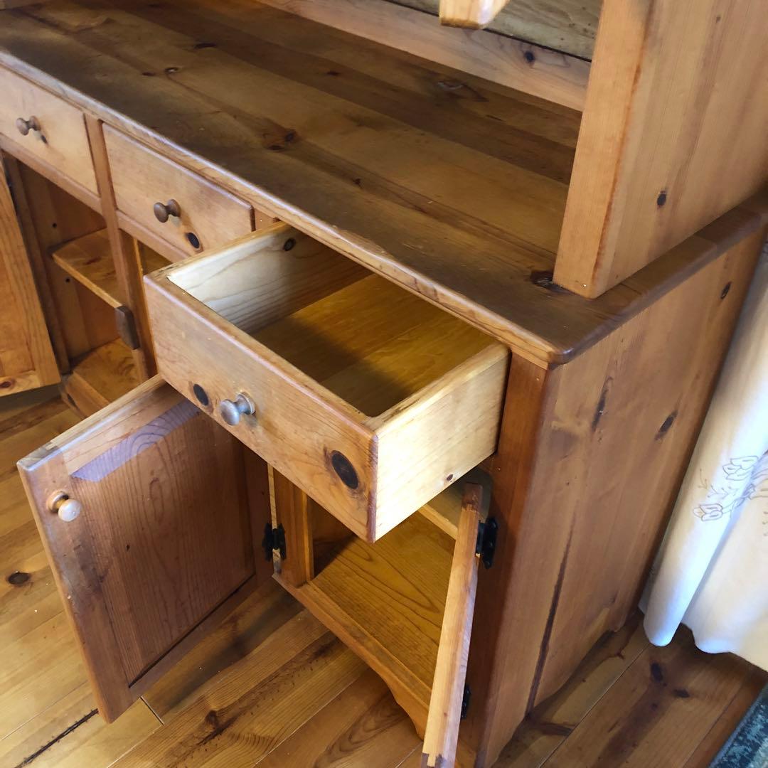 カップボード　ビンテージ　無垢材　120サイズ