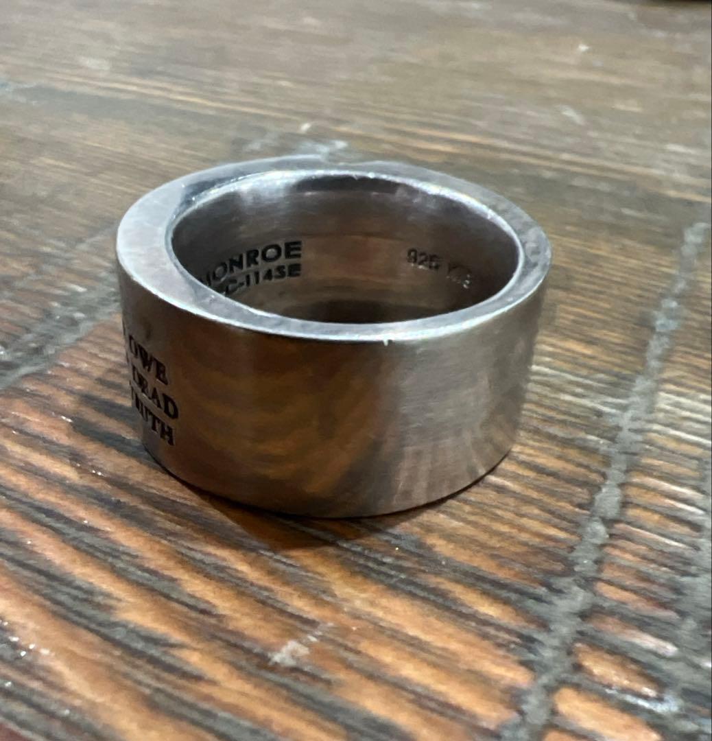 ドクターモンローメッセージスカルリング