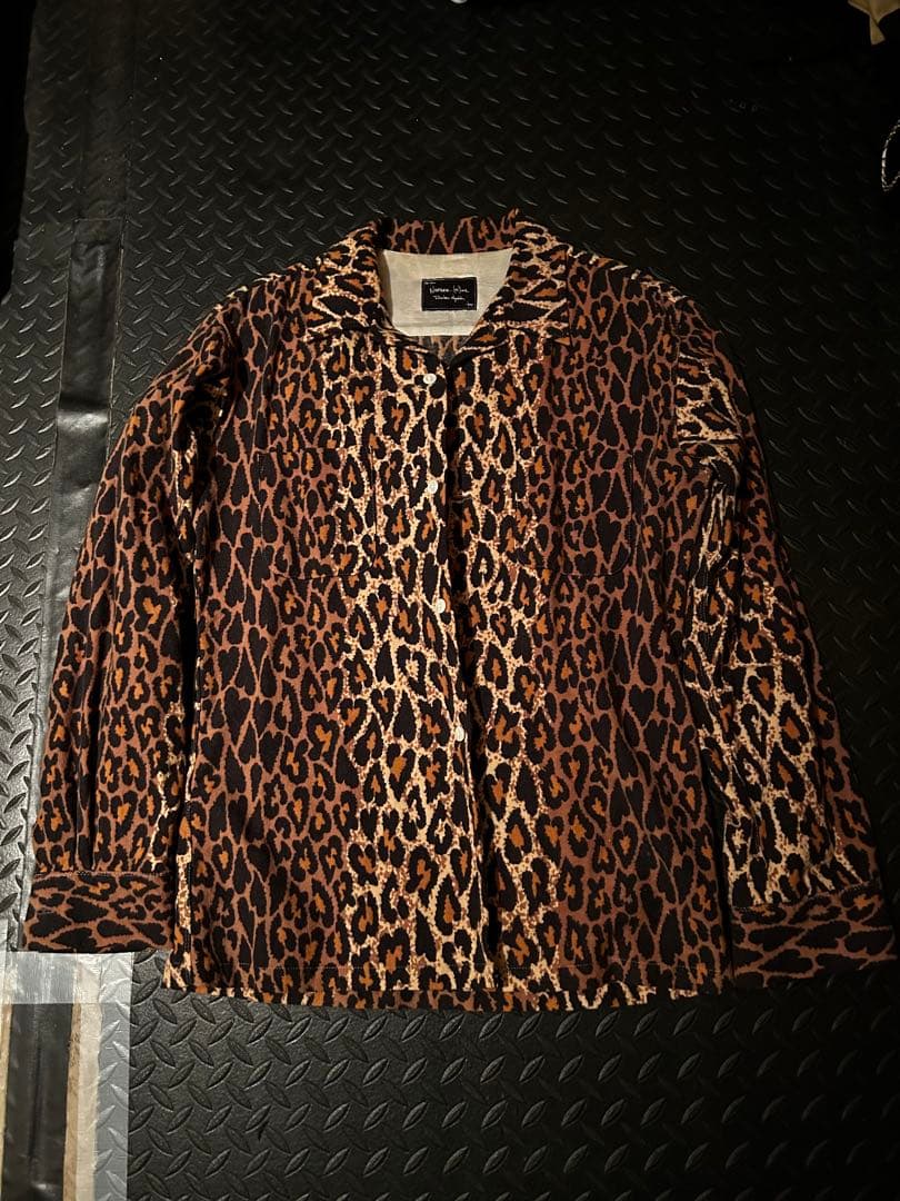 ナンバーナイン NUMBER (N)INEレオパード柄 豹柄 長袖シャツ