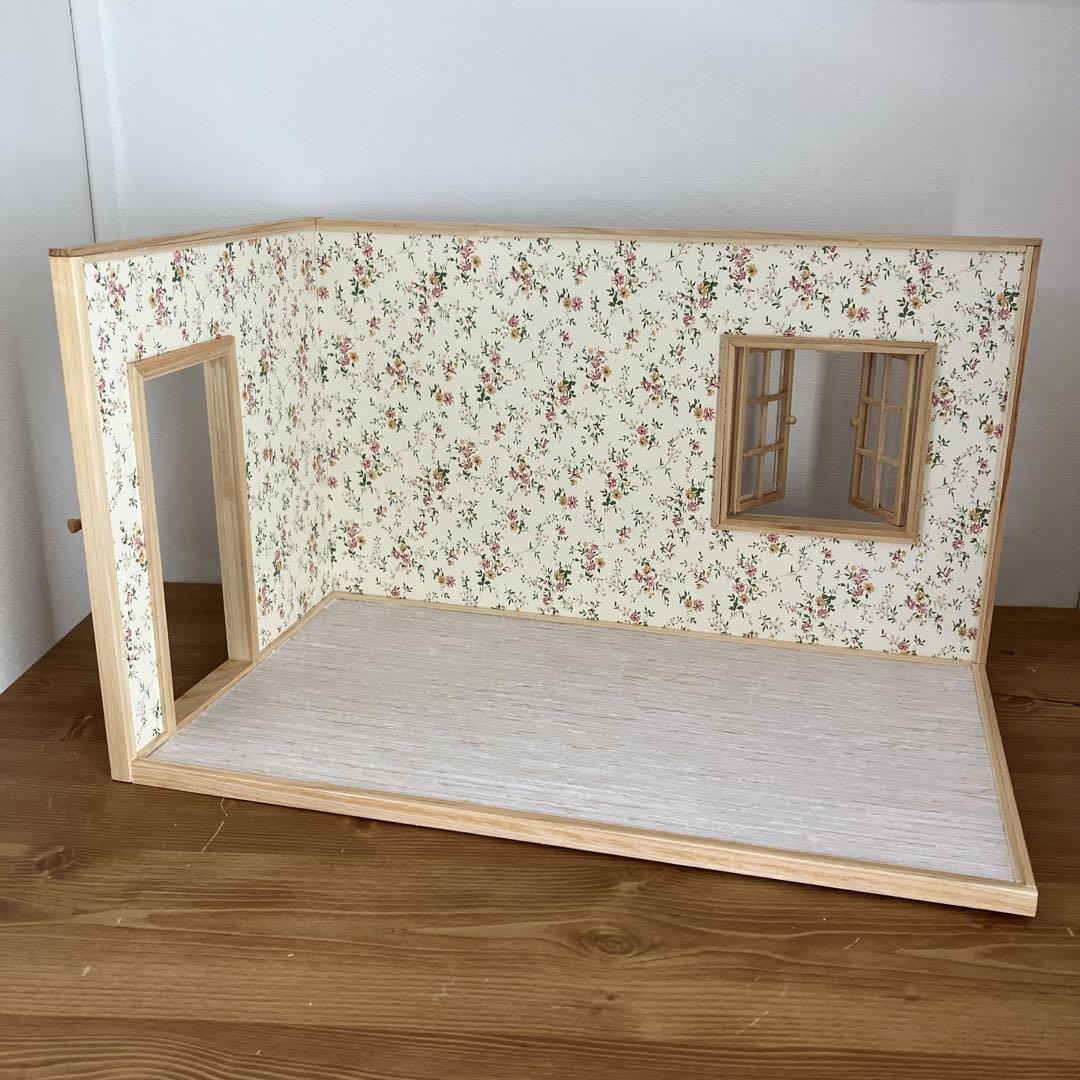 my room L字型ドールハウス 1/12サイズ ミニチュア家具