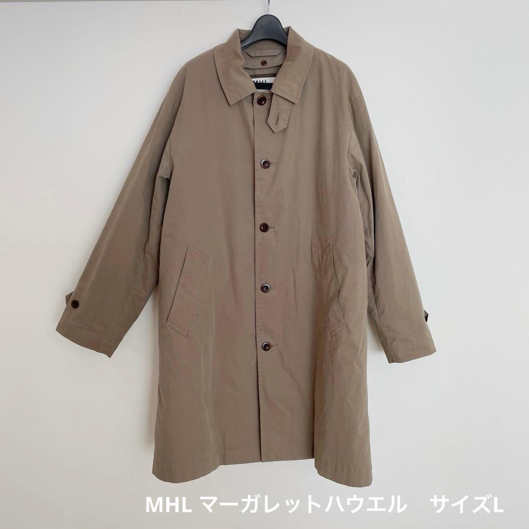 MHL マーガレットハウエル　ステンカラーコート　ベージュ　ダウンライナー付き