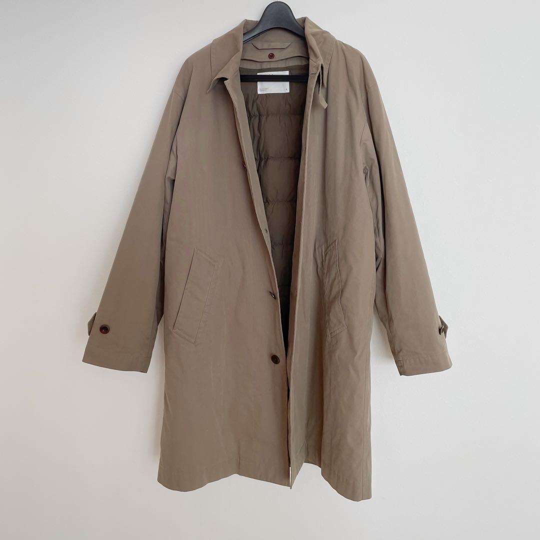 MHL マーガレットハウエル　ステンカラーコート　ベージュ　ダウンライナー付き