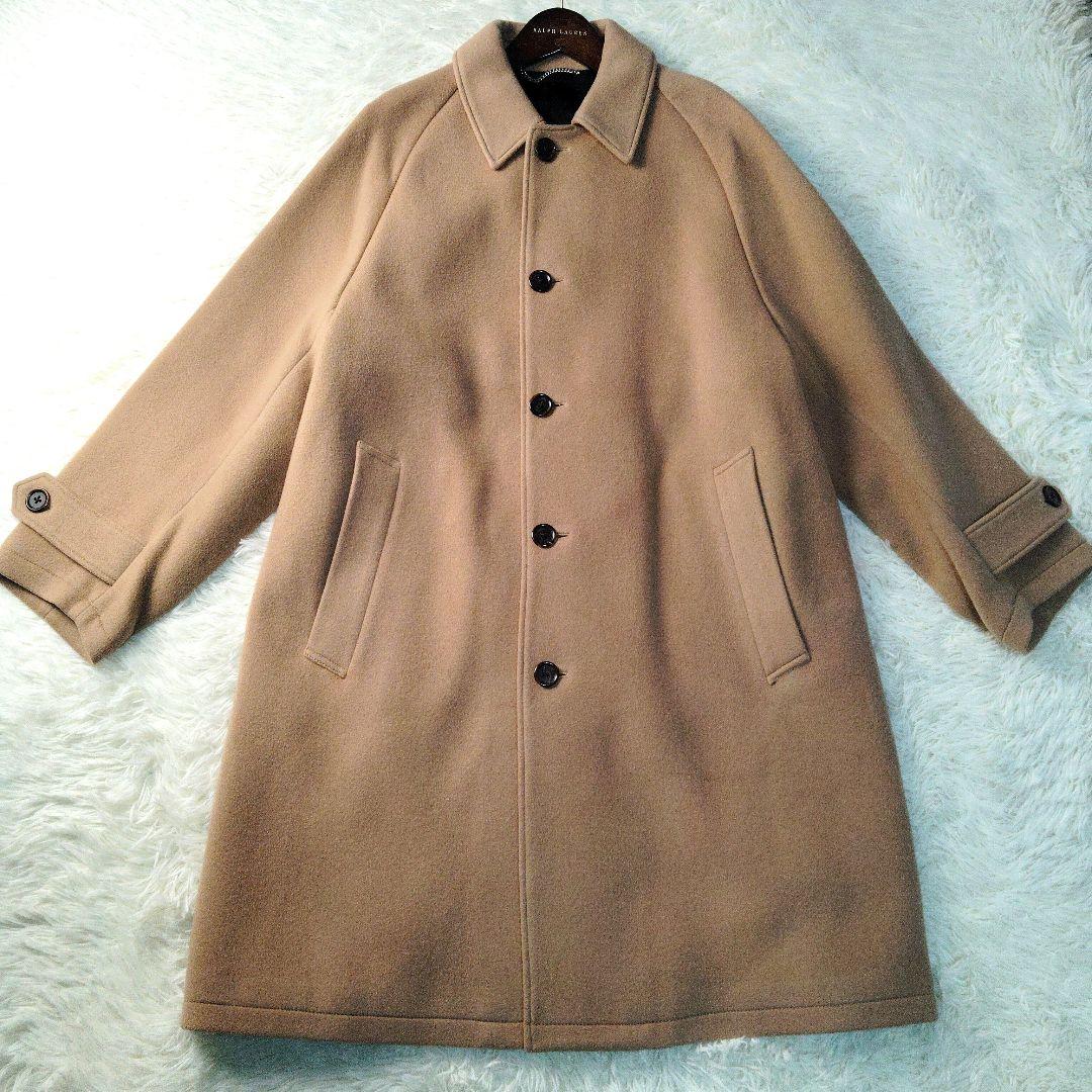 【極美品】ワコマリア　カシミヤバルカラーコート　ウール　ベージュ　野村訓市着用