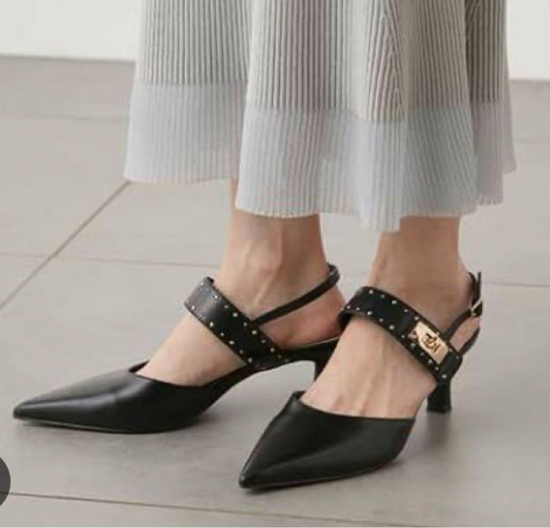 SNIDEL スナイデル　ベルトヒールサンダル