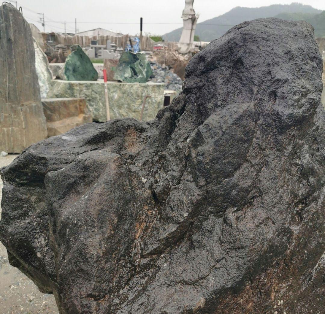 鳥海石　604キロ　庭石　石　石材 庭　坪庭　ガーデニング