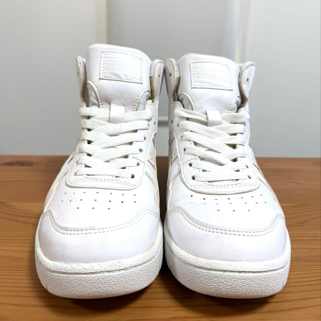 【美品】 アシックス ジャパンL 24.5cm ホワイト/ホワイト