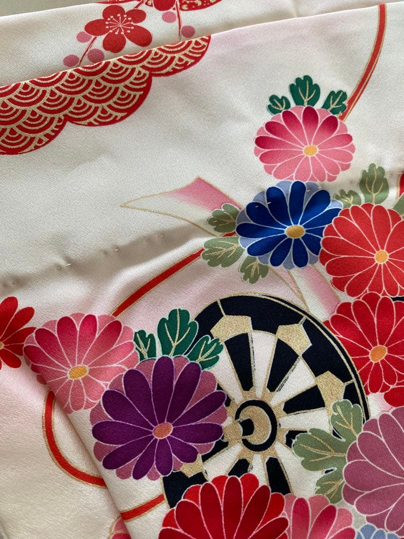 七五三 女の子 3歳 着物一式 絹100%