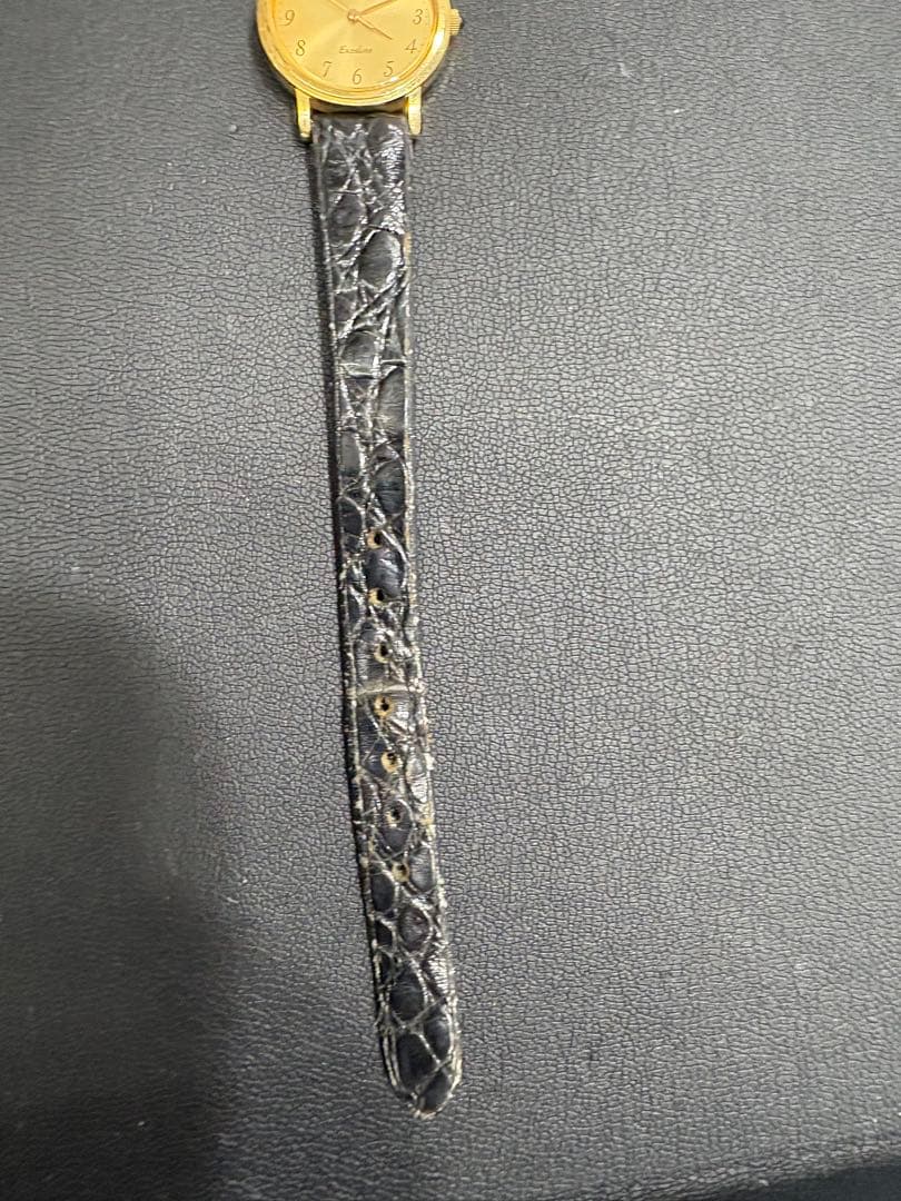 SEIKO Exceline ゴールド クォーツ腕時計