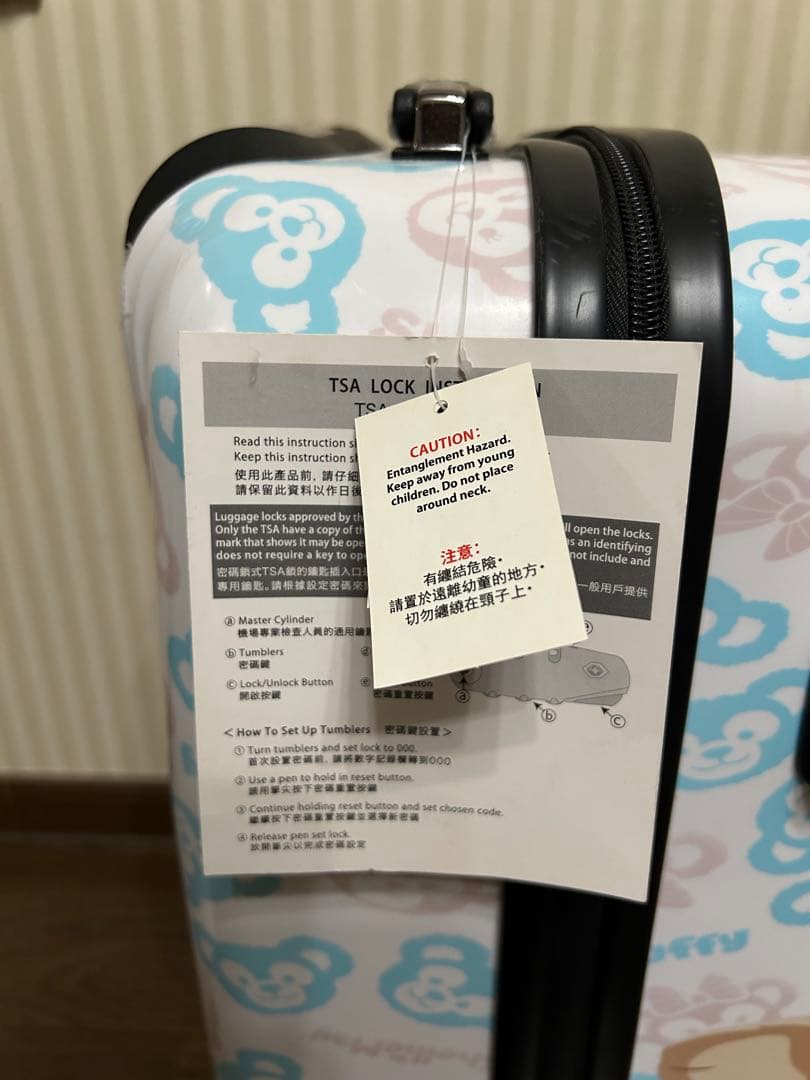 ダッフィー&シェリーメイ　キャリーバック香港ディズニーランド