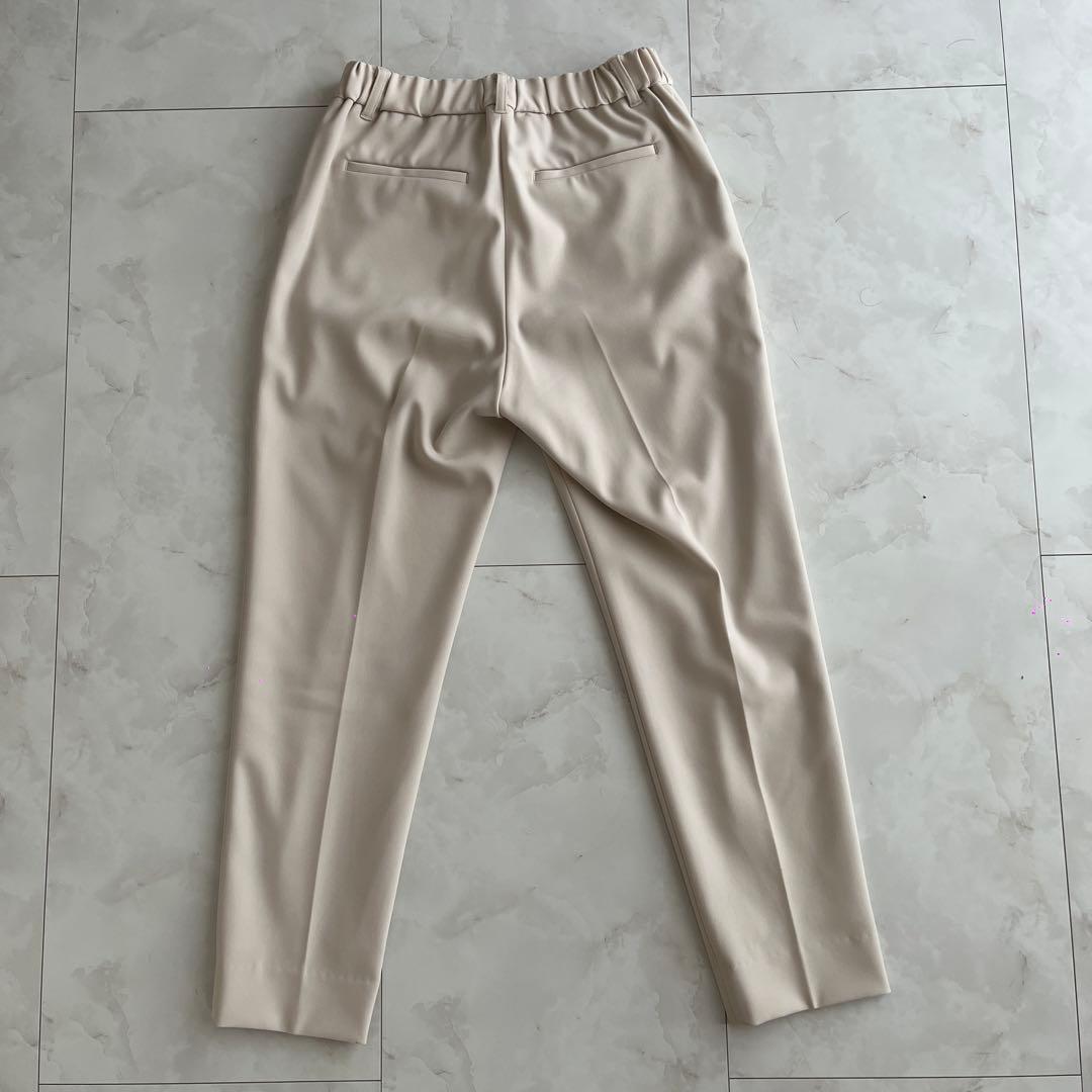 INDIVI インディヴィ ストレッチノーカラージャケット&テーパードパンツ