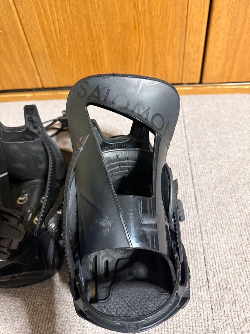 SALOMON ホログラム　ブラック ビンディング