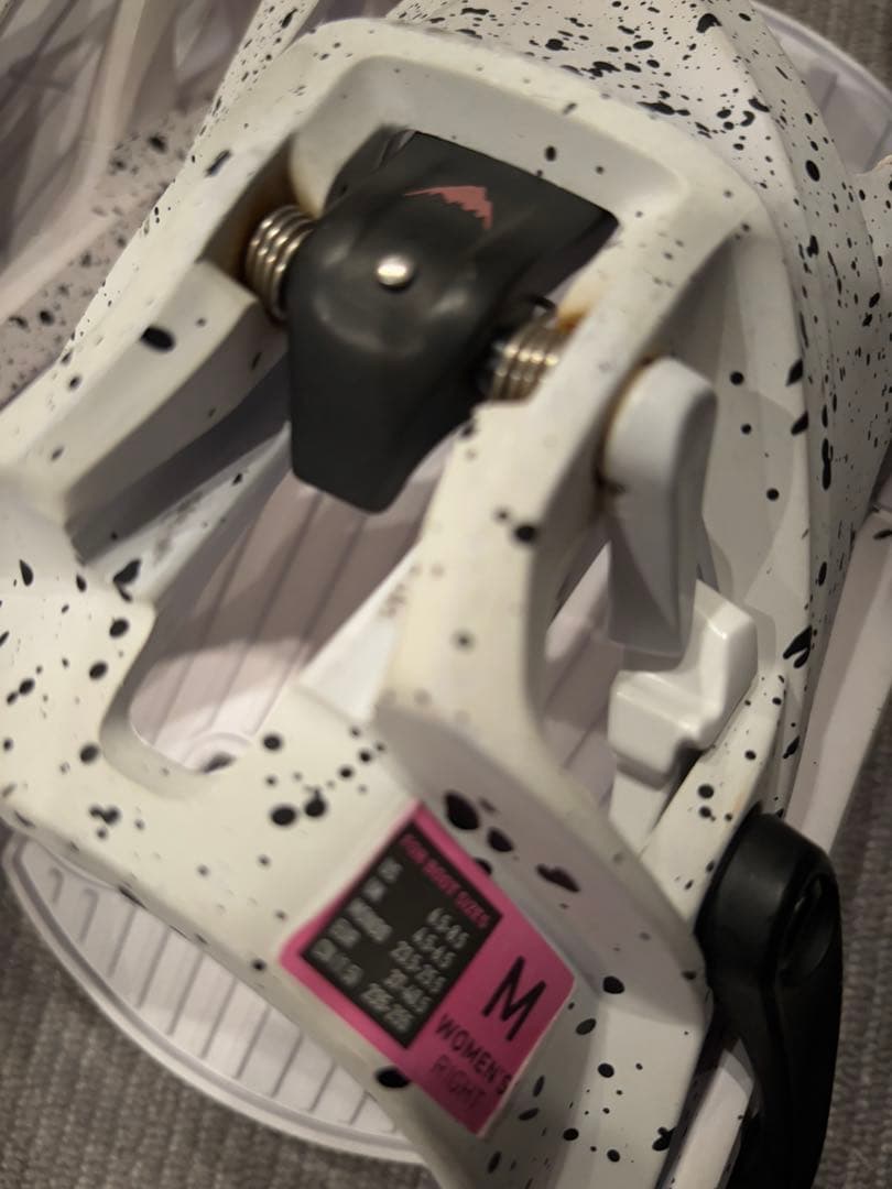 Burton STEP ON レディース　M ブラック&ホワイト