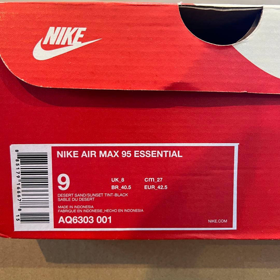 【美中古】【即購入OK】NIKE エアマックス95 ESSENTIAL 27.0