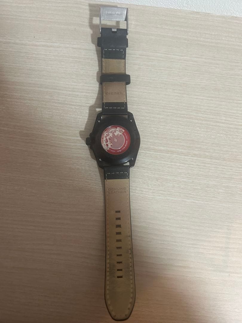 DIESEL DZ1967 自動巻き時計 オレンジ/ブラック