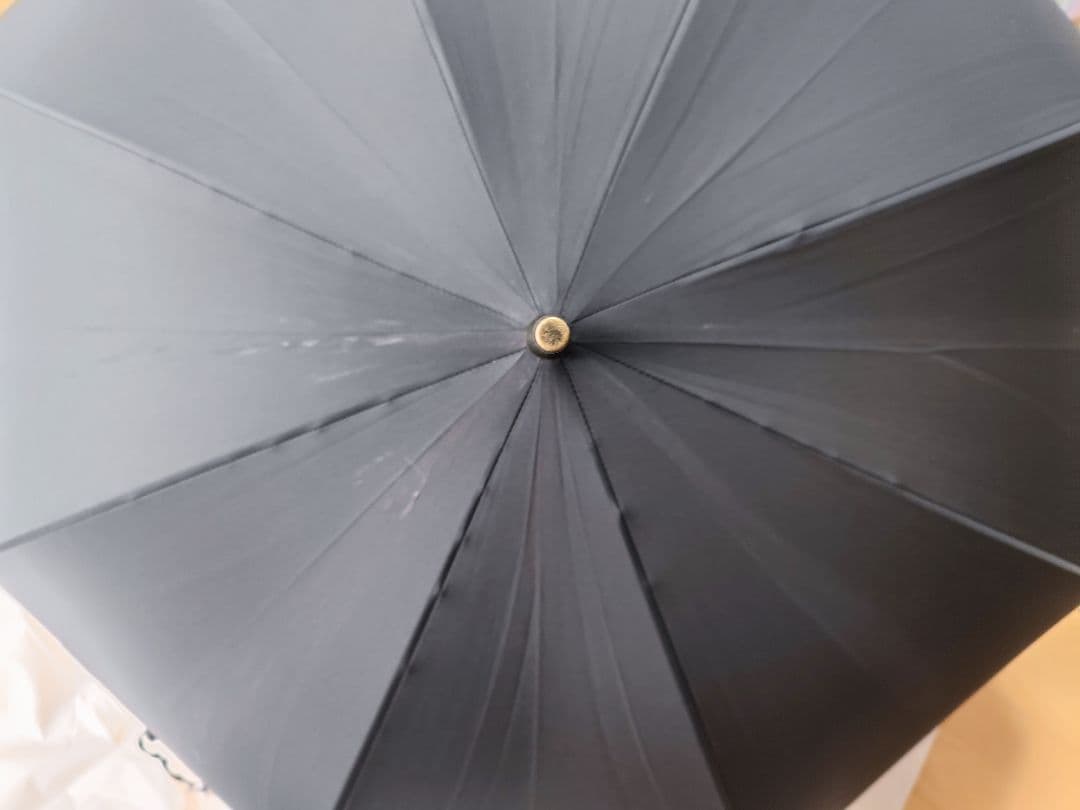 【英国王室御用達】FOX UMBRELLAS 黒 長傘 金属ハンドル