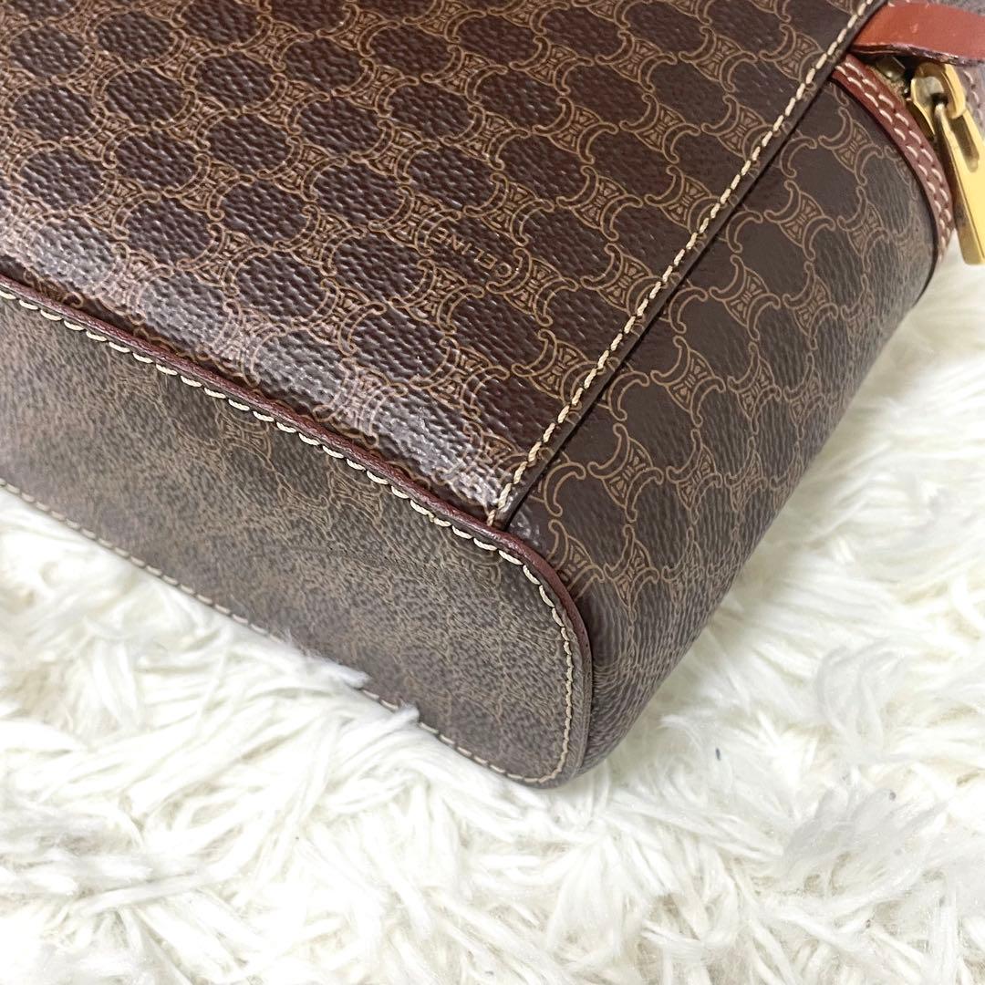 美品　CELINE セリーヌ バニティバッグ PVC マカダム柄 ヴィンテージ