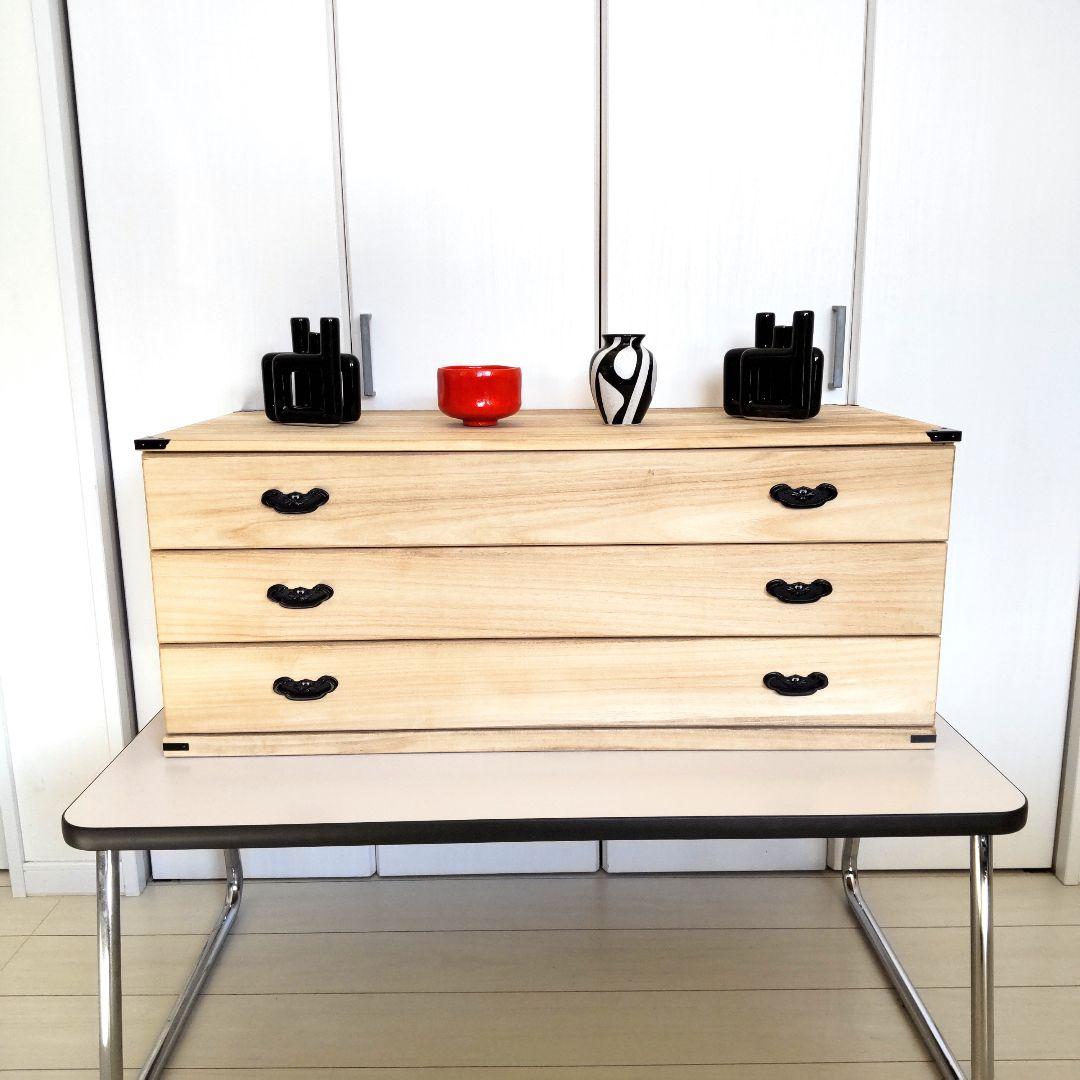 レトロ　桐箪笥　和 チェスト　引出し収納　キャビネット　和装 着物　タンス　希少