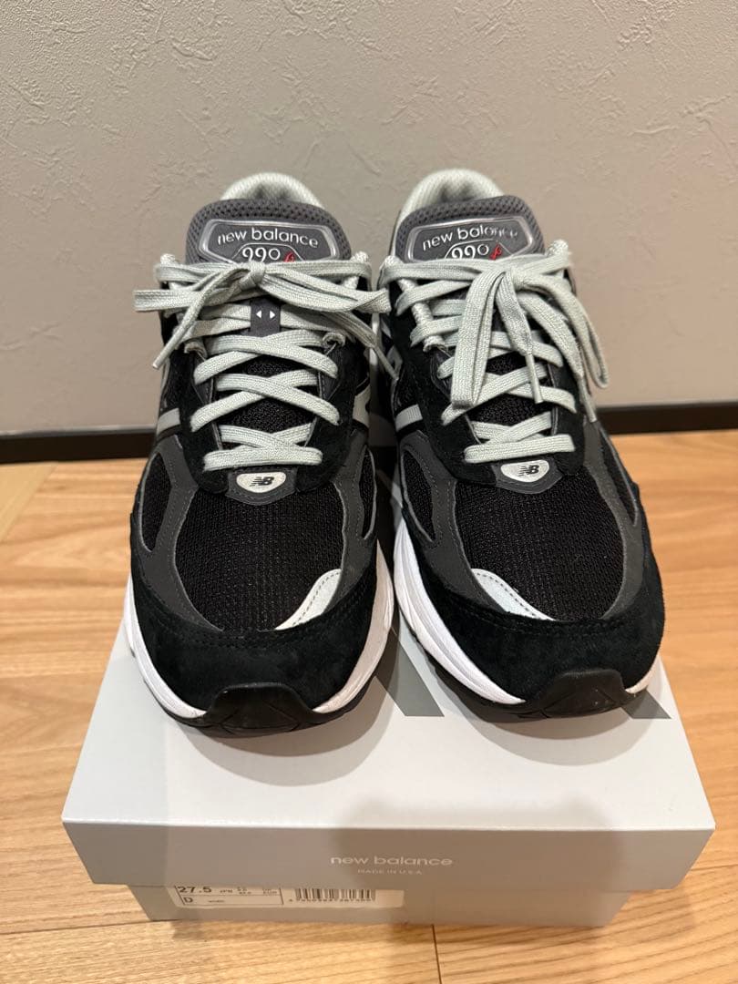 靴 new balance 990v6 / BLK Made in USA 27.5