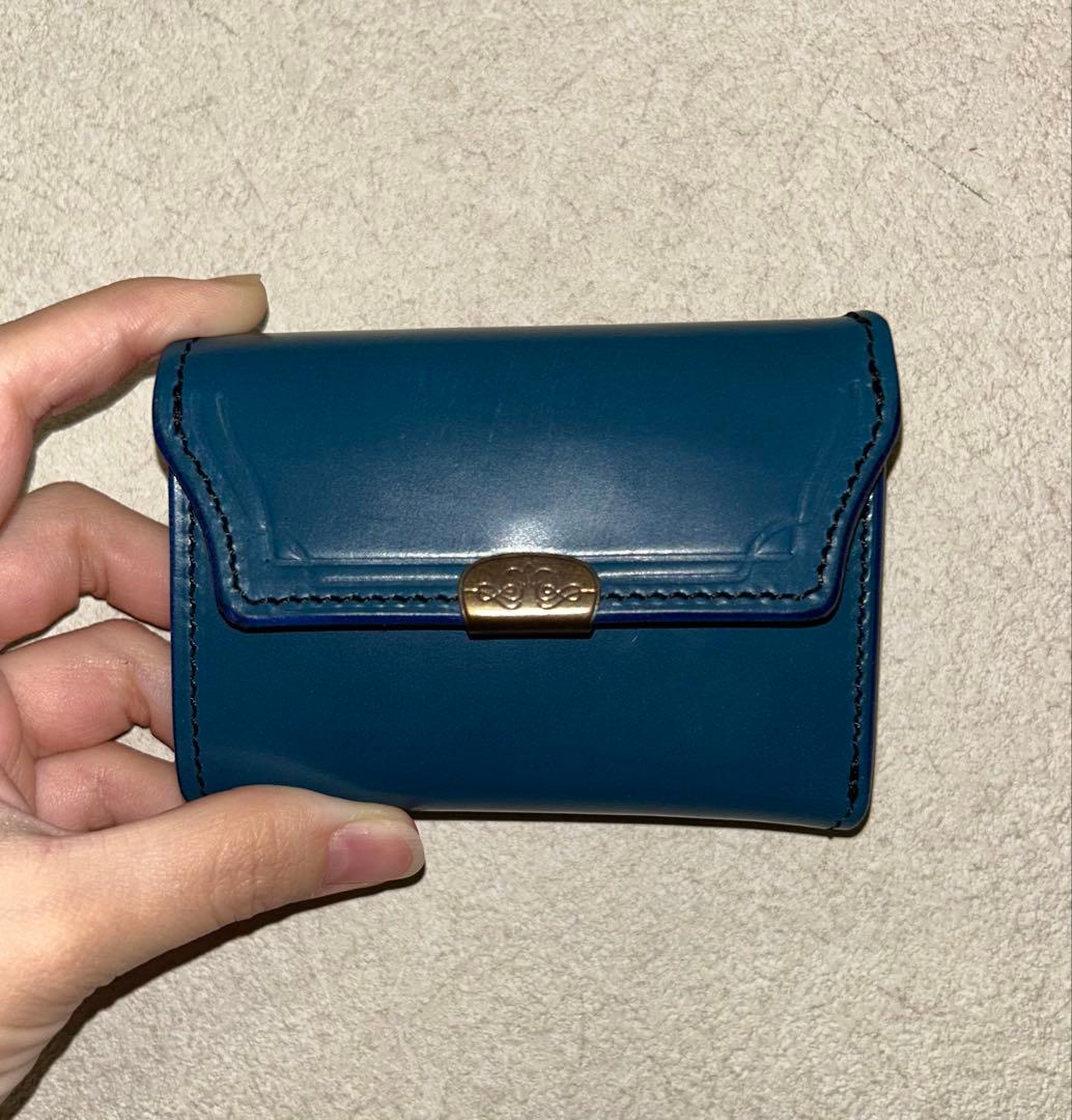 ※チキンさん専用※【池之端銀革店】Dual UK ブライドルコンパクトウォレット