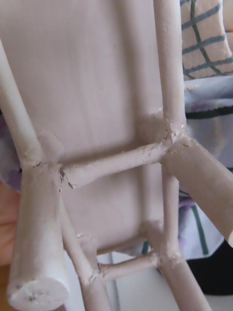 陶器人形 女の子　大型作品 ロマンドール 人形 フィギュリン　人形作家作品　7