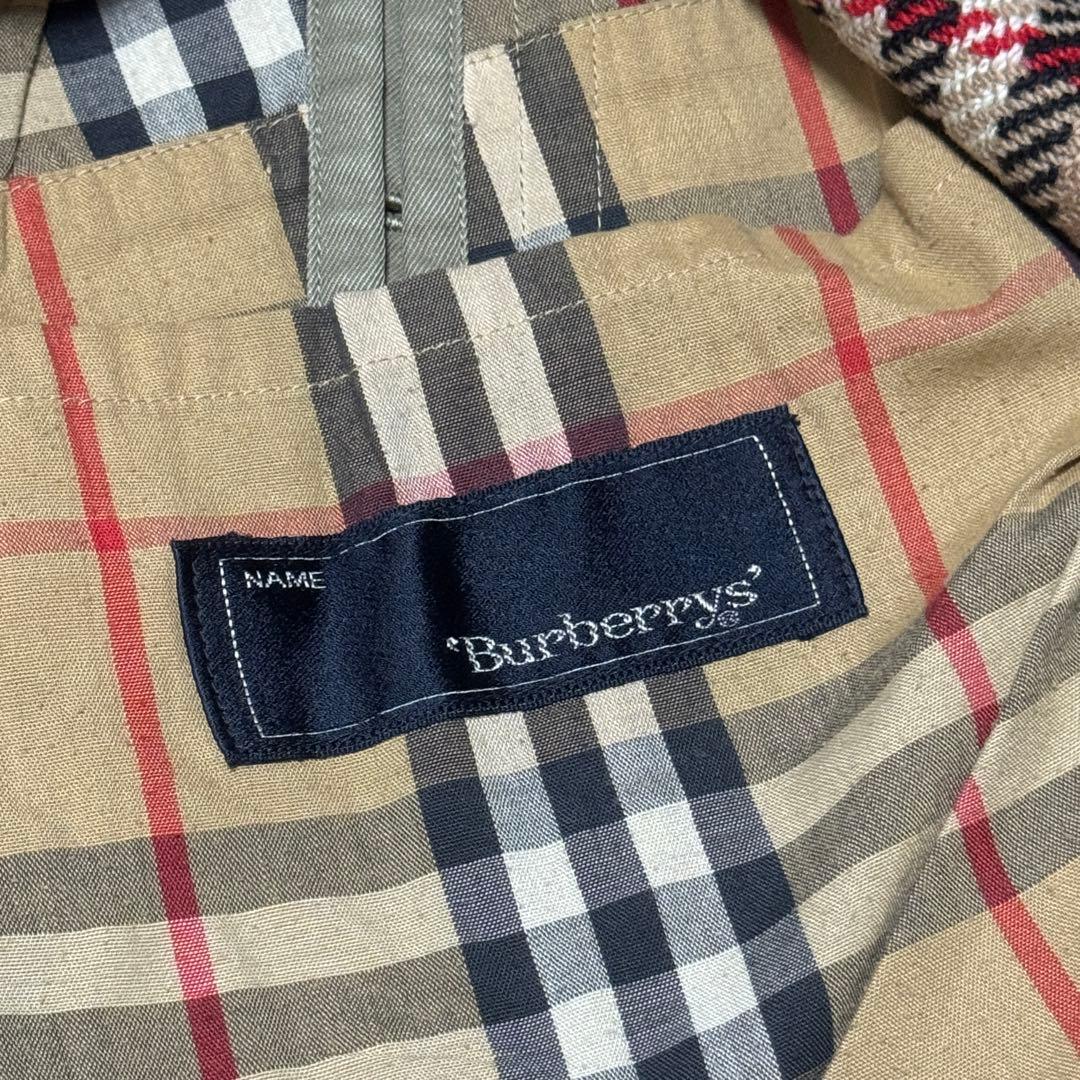 バーバリーズ　トレンチコート　ベルト　玉虫色　ノバチェック　ライナー付き　M