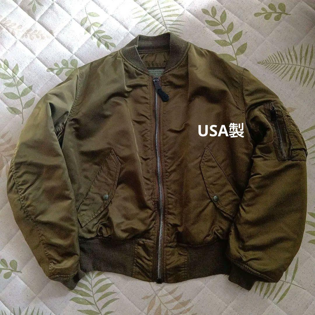 ALPHA MA1☆フライトジャケット メンズ USA製