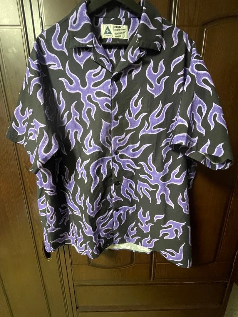 ゴ*ス様 Lサイズ S/S FIRE SHIRT チャレンジャー 半袖 ファイヤ