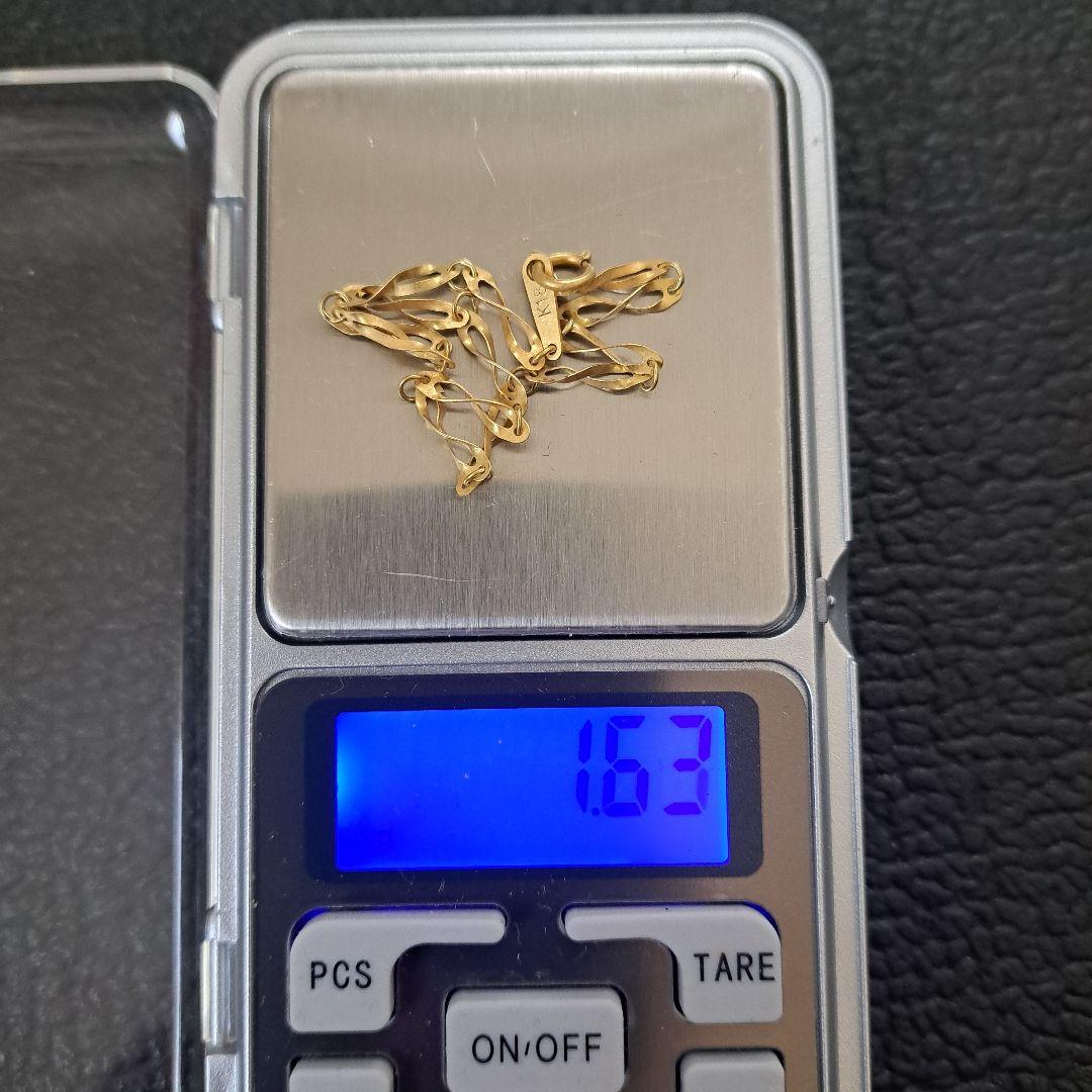 [ユキ]　K18刻印入りブレスレット　艶消しデザイン