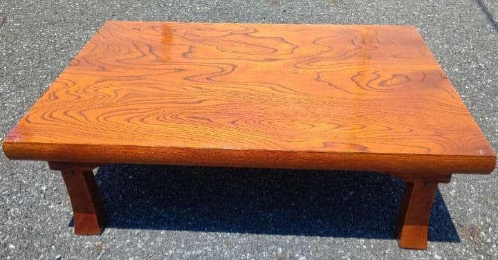 【直接引取り限定】中古美品　折り畳み　ちゃぶ台　座卓　ローテーブル　軽量