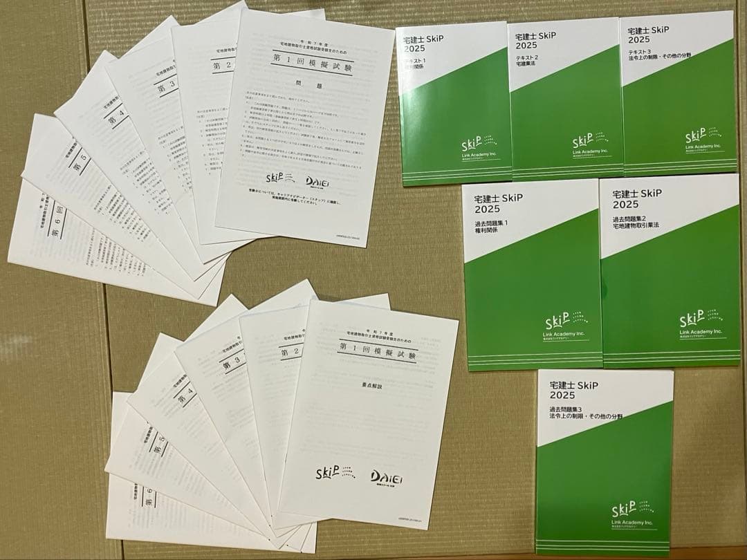 宅建士教材セット 2025年版 Link AcademyInc. &TAG出版