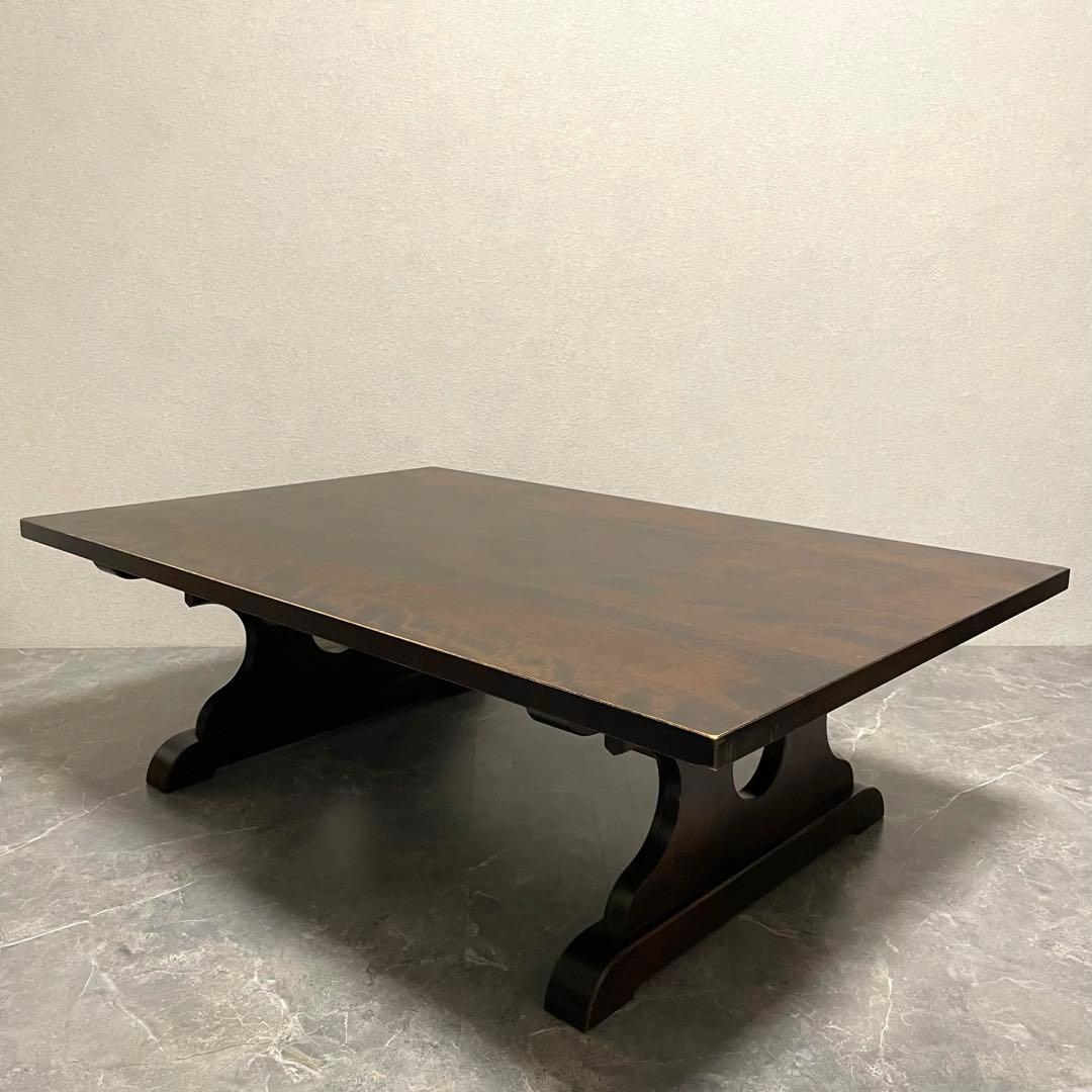 北海道民芸家具　折りたたみ　ローテーブル　センターテーブル　ちゃぶ台