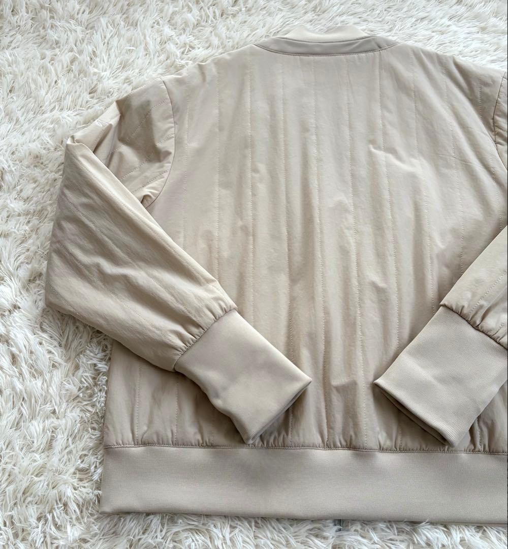 【超美品】コールアンドレスポンス　切り替えブルゾン　中綿キルティング　ベージュ