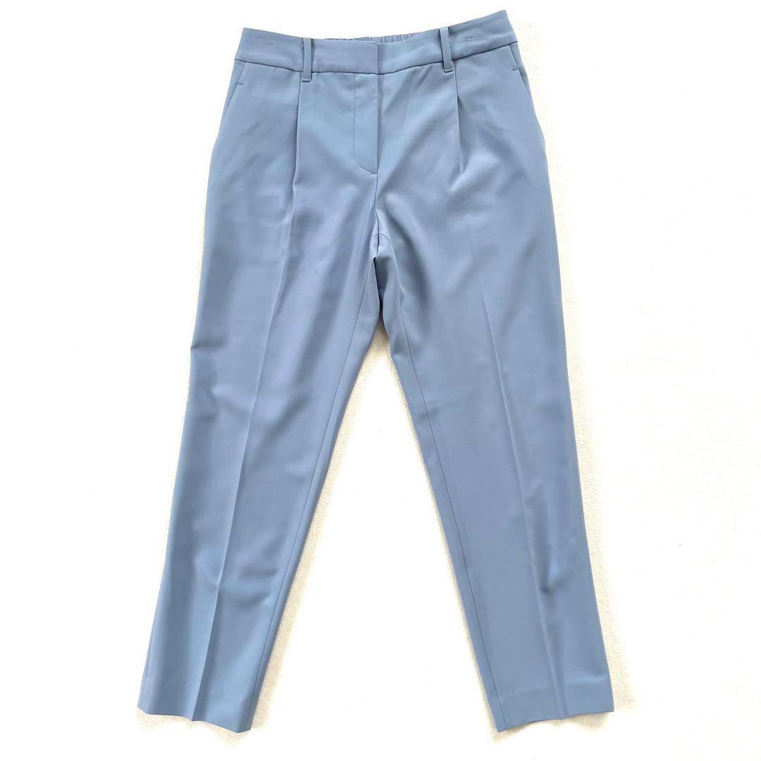 極美品✨プラステ ノーカラー リネン パンツスーツ セットアップ M ホワイト