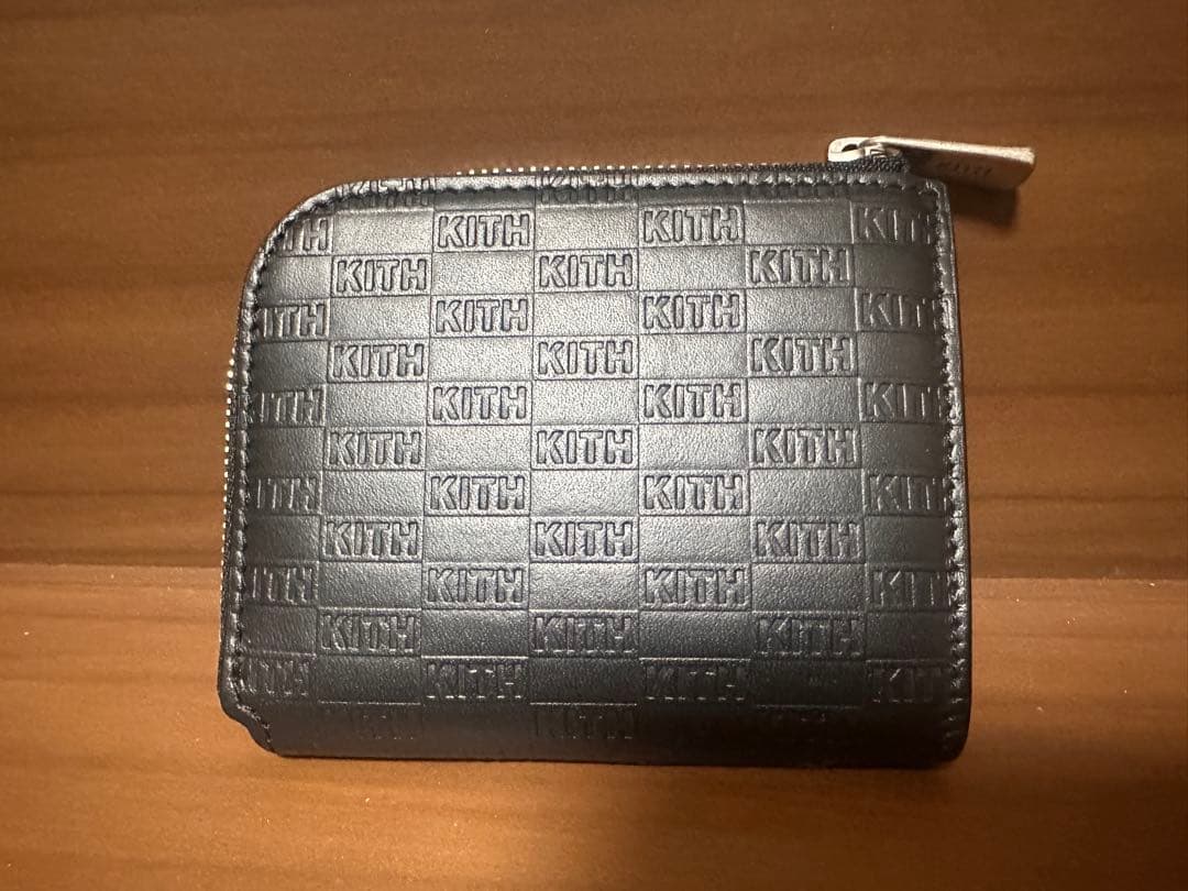 KITH ブラックレザー ケース　モノグラム　kith monogram