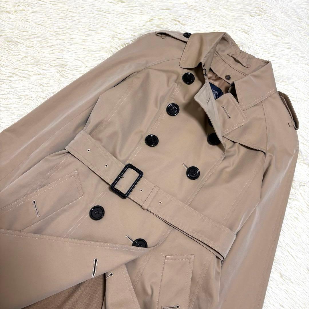 バーバリーロンドン ライナー付トレンチコートチェック ベージュ　メガチェック　M