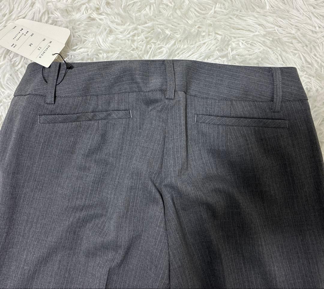 新品タグ付レミュー Les mues パンツスーツ セットアップ M ストライプ