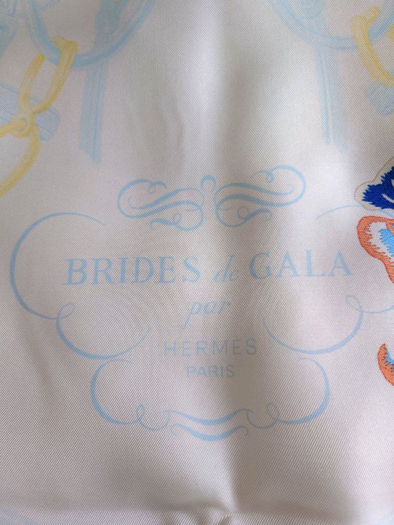 HERMES BRIDES de GALA シルクスカーフ
