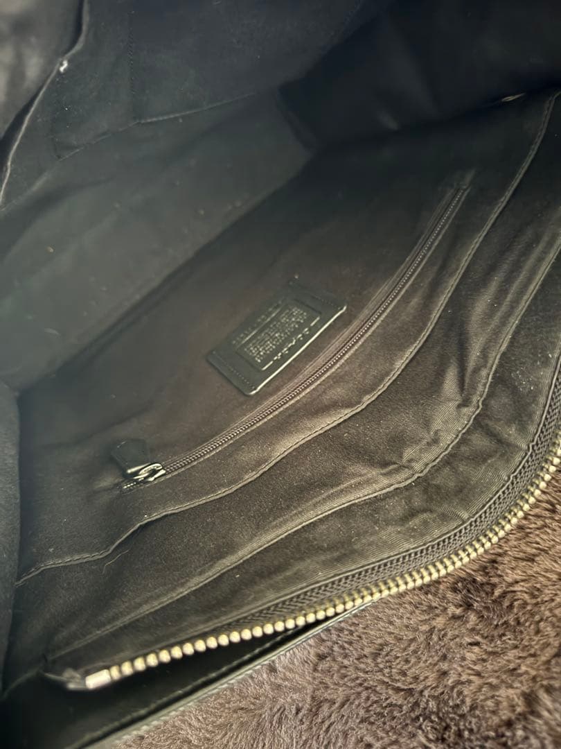 COACHトートバック 2way ショルダー シグネチャー キャンバス