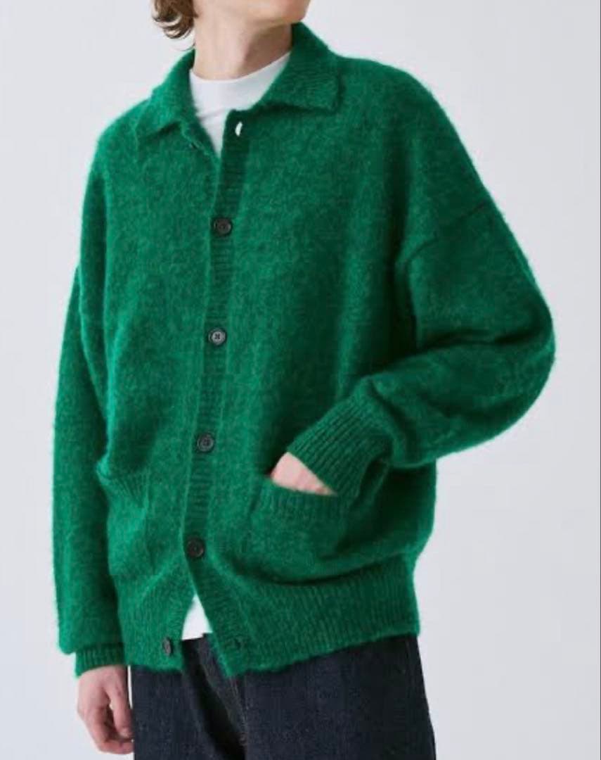 トップス Brushed Wool Mohair Cardigan