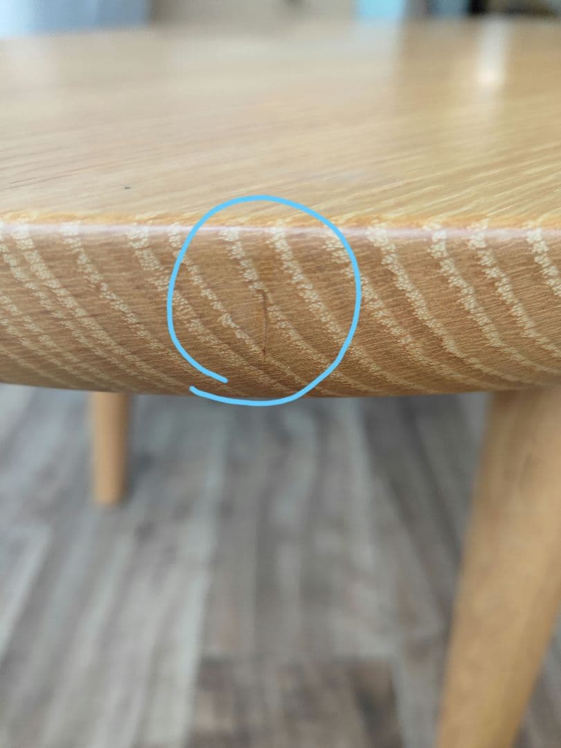 柏木工 センターテーブル オーク材 ローテーブル