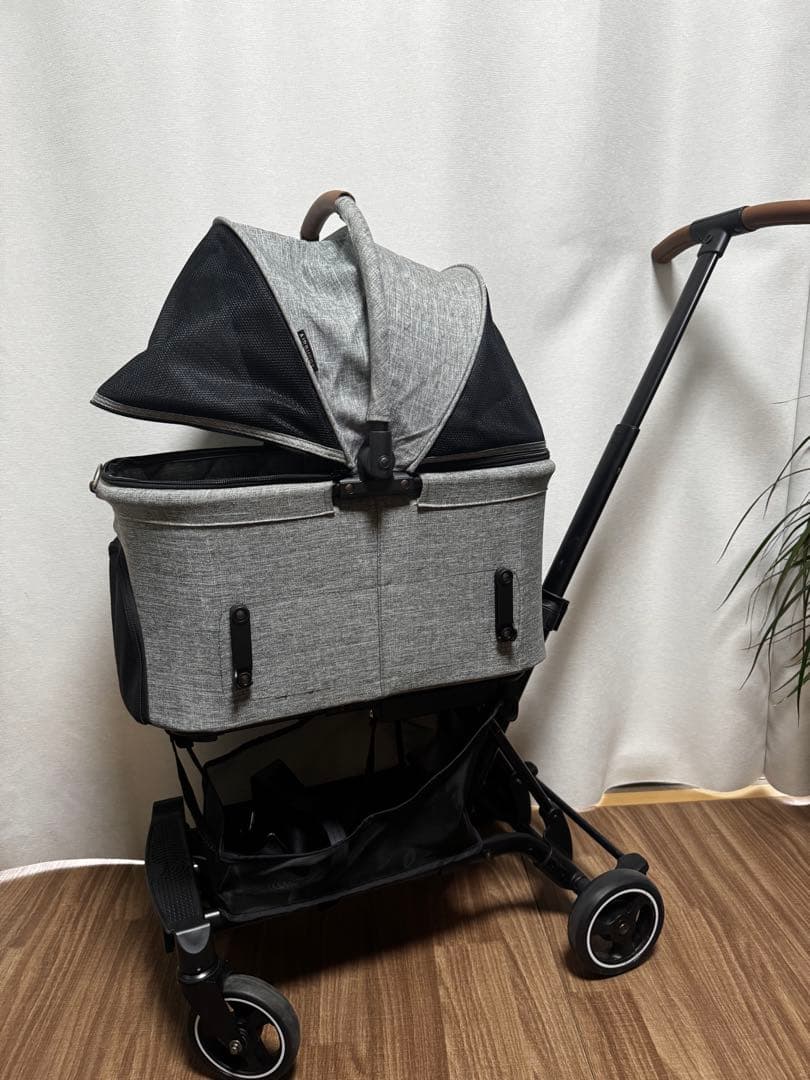 AIRBUGGY FITT WIZ ペット　ドッグカート グレー　千葉引取可能