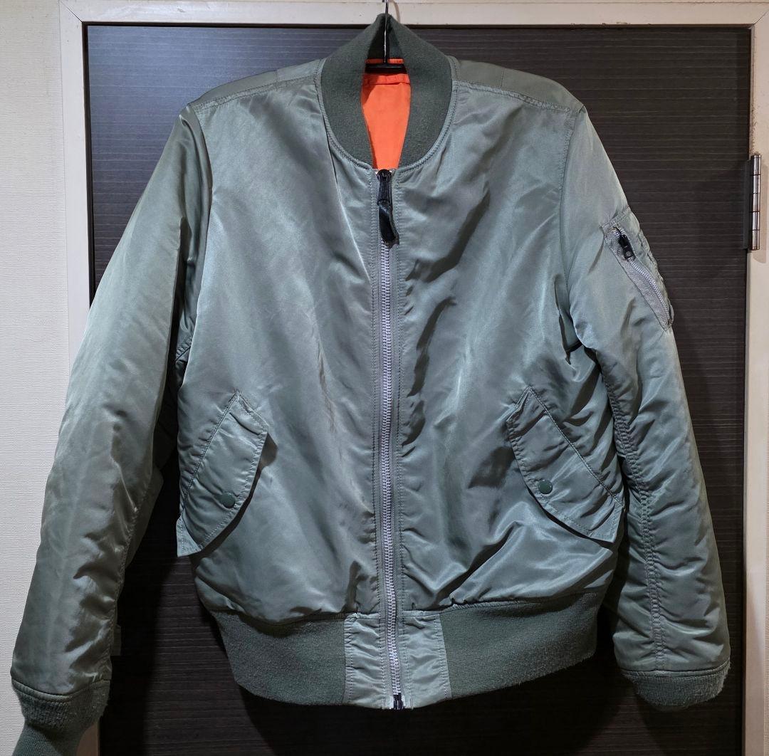 ALPHA　MA-1フライトジャケット オリーブグリーン