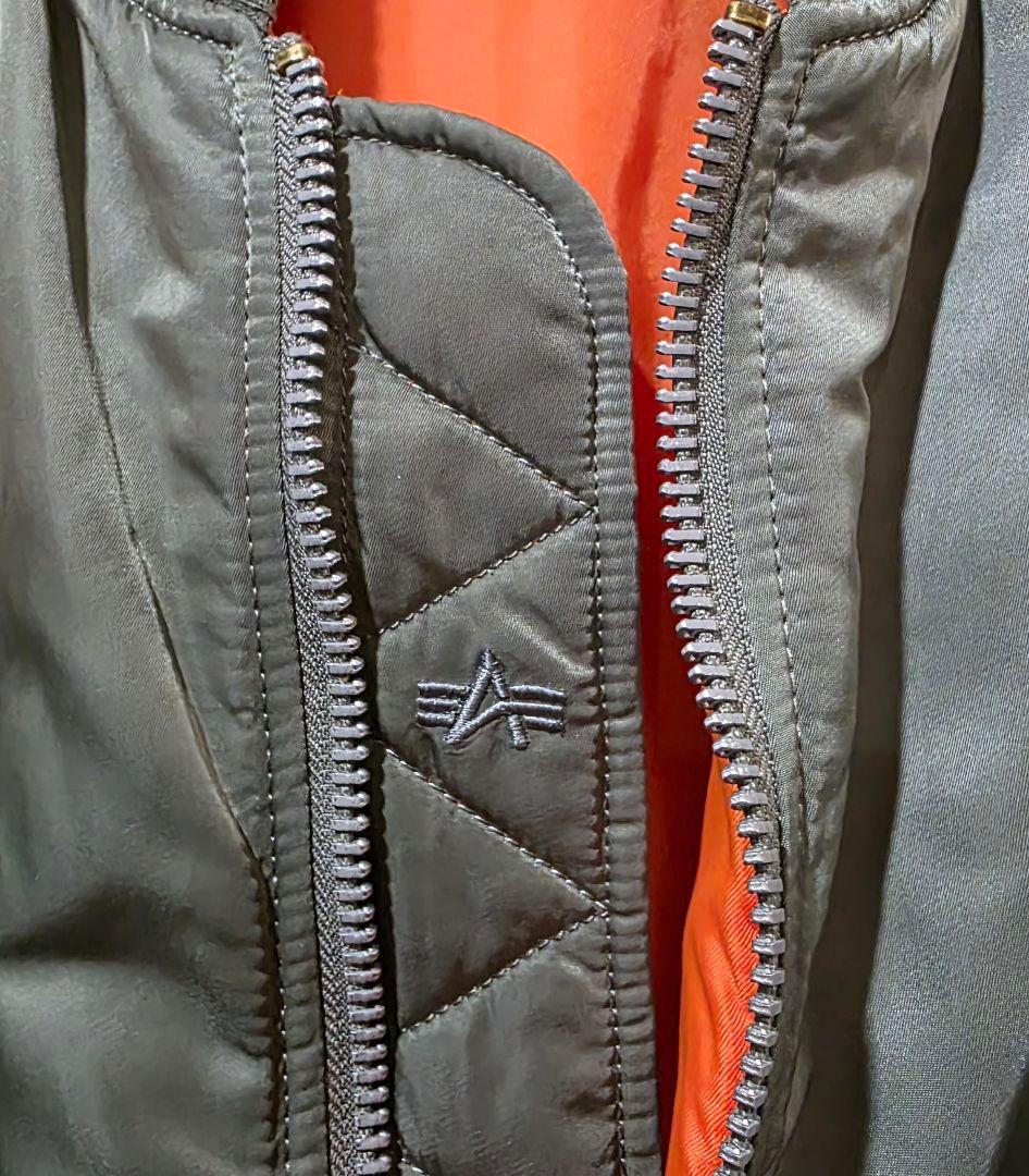 ALPHA　MA-1フライトジャケット オリーブグリーン