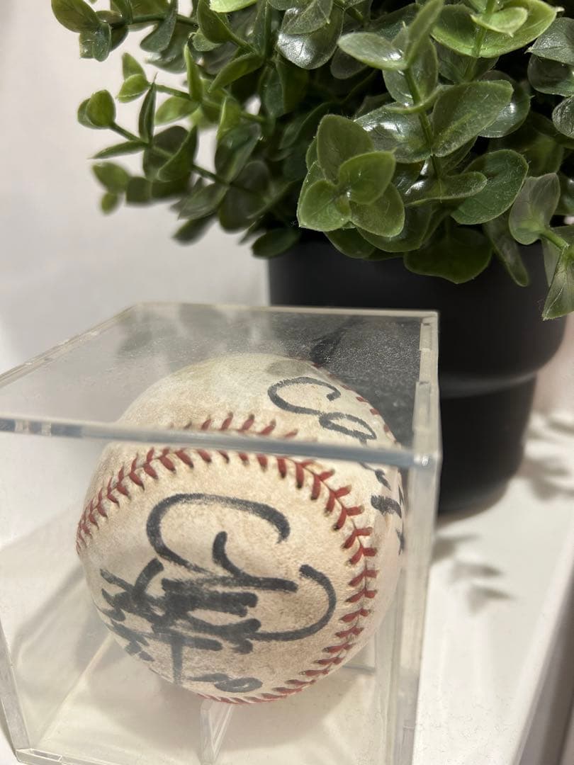 広島カープ時代　金本知憲　ホームランボール 直筆サインボール。