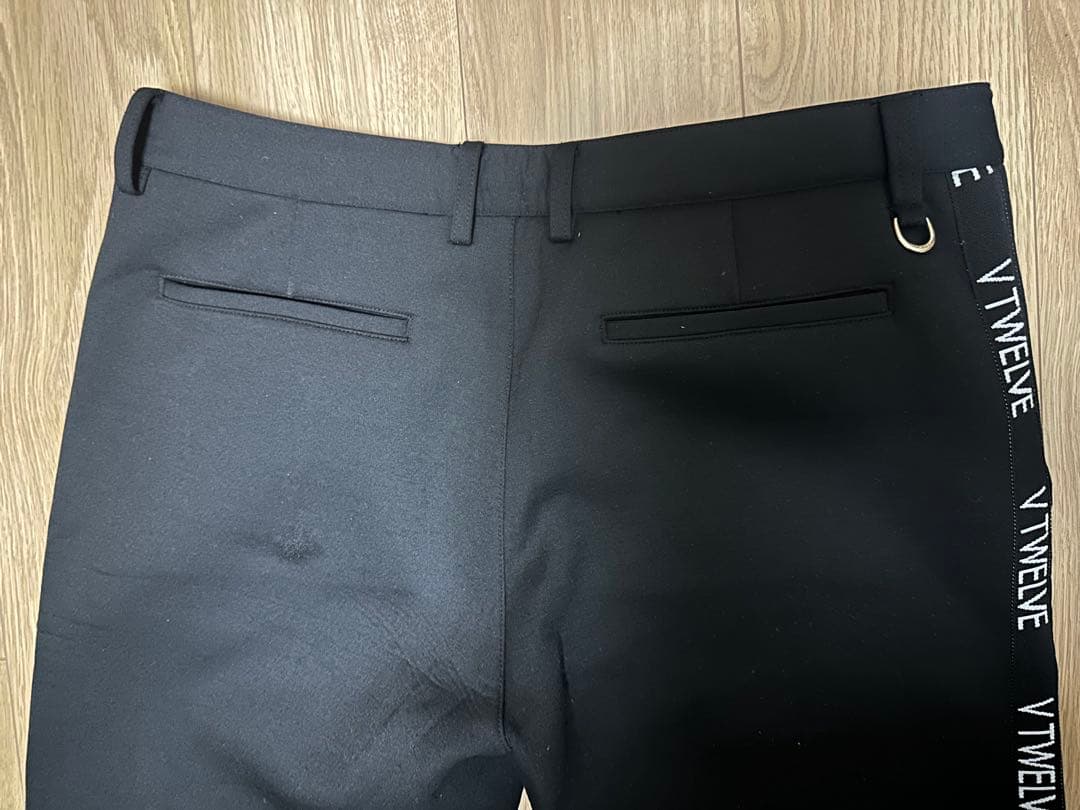 Vtwelve ヴィトゥエルブ ゴルフウェア カジュアルパンツ ブラック