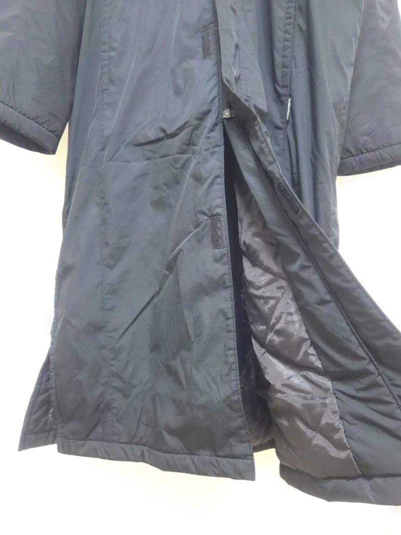 adidas　ベンチコート　黒　climaproof ロングコート ボア XL
