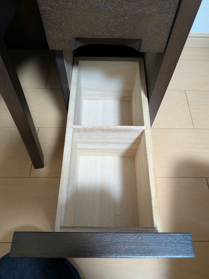 《値下げ》ダークブラウン木製ドレッサー・鏡台