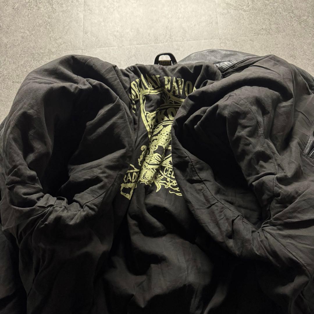 【90s vintage】DAKOTA L フライトジャケット　L 短丈　本革