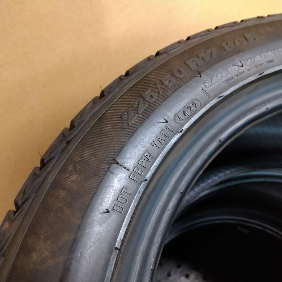 ★バリ山225/50R17 クムホ WINTER ice wi61 22年製4本